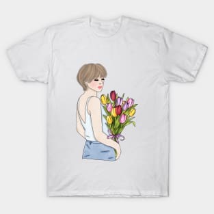 Tulip girl 2 T-Shirt